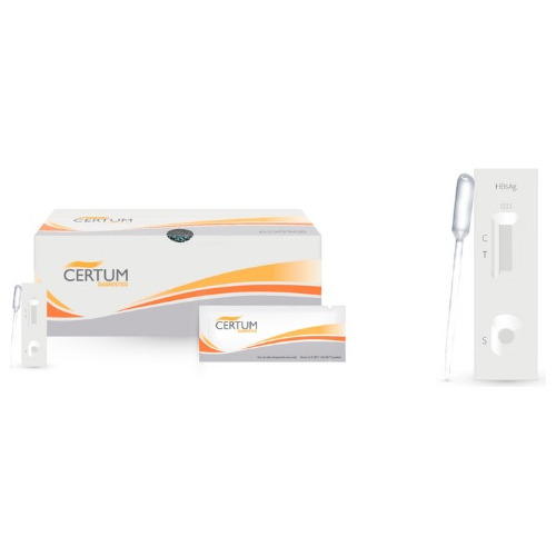 Prueba De Hepatitis B (hbsag) Certum C/40pz
