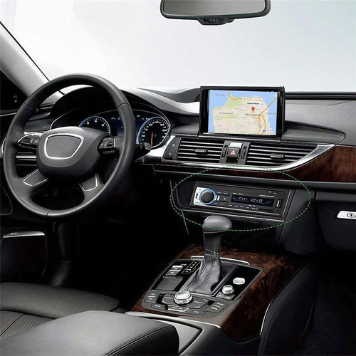 Reproductor Mp3 1 Din Auto Estereo Con Bluetooth Aux Usb