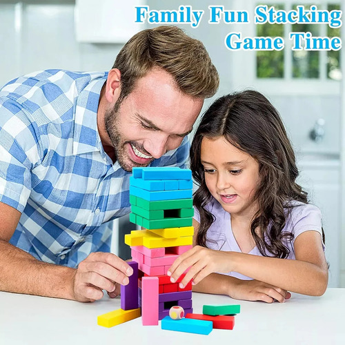 Compatible Jenga Gigante De Madera Juego De Mesa