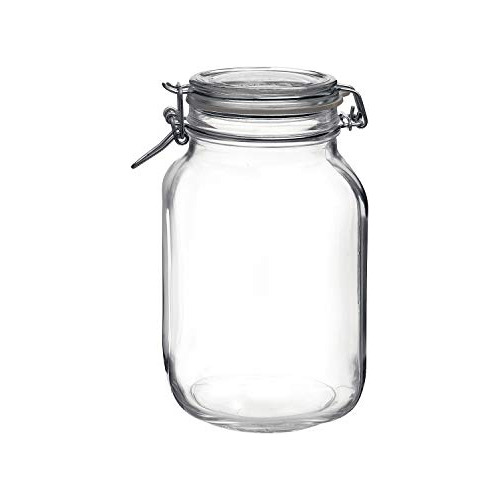 Bormioli Rocco Fido Glass Canning Jar Italiano 67 Oz-2 Litro