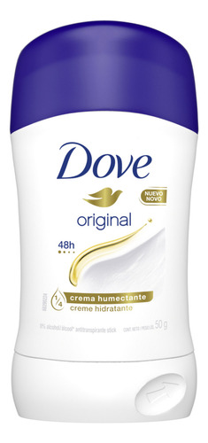 Antitranspirante Dove Barra Original 50gr Proteccion 48hs Fragancia Original