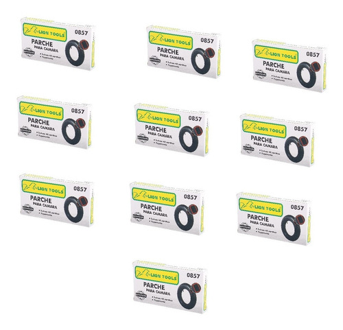 Paquete 10 Cajas De Parche Para Camara E Inflables Lion Tool
