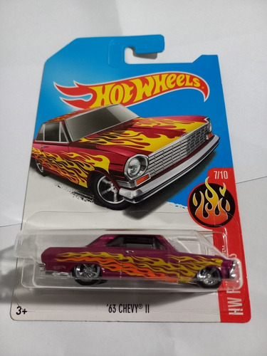 63 Chevy 2 [sth Ruedas De Goma] - Hot Wheels Edicion 2016