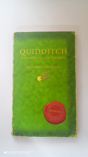 Libro Quidditch A Través De Los Tiempos. Kennilworthy Whisp