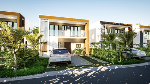 Moderna Villa En Venta En Punta Cana De 3 Habitaciones