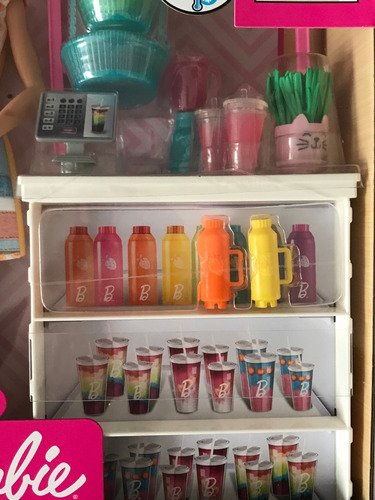 Barbie Smoothie Bar De Frappes Vitaminas Mattel 2020 Muñeca (Usado)