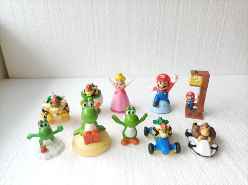 Colección De Muñecos De Mario Bros  (lote De 10)