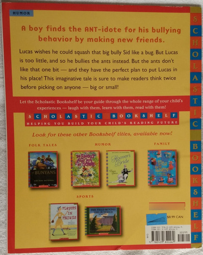 The Ant Bully By J Nickle Scholastic Excelente 25x20cm (Usado)