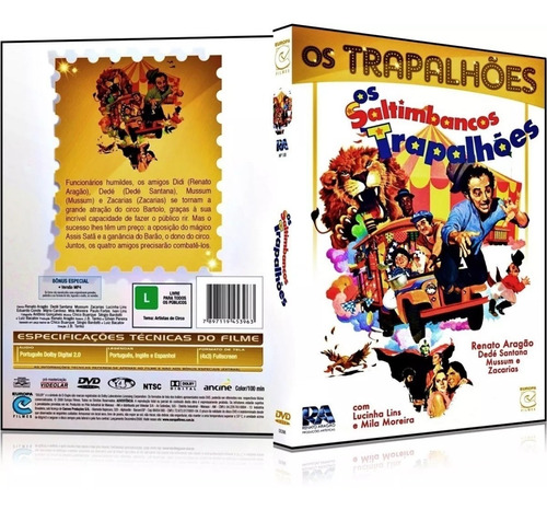 Dvd Os Saltimbancos Trapalhões - 1981