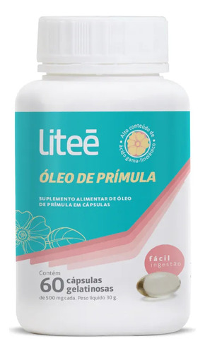 Liteé Óleo De Prímula 60 Cápsulas Gelatinosas