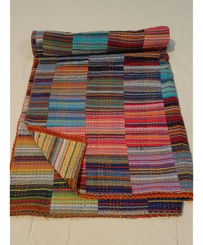 Tribal Asian Textiles Multi Patch Work Kantha Quilt Ueen Col
