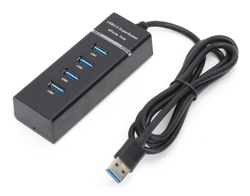 Adaptador Extensor Usb Macho A Hembra De 1 A 4 Puertos Usb 3