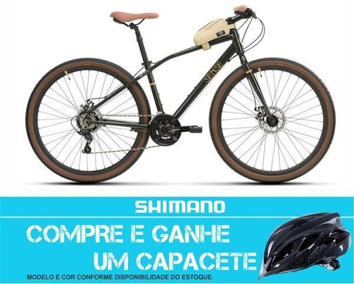 Bicicleta Sense Move Urban Verde/creme 21v 2021