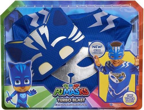 Pj Masks Set Disfraz Gatuno   Talla 4-6 2017