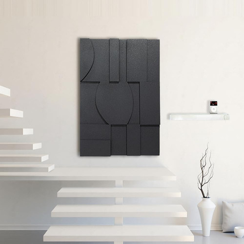 Arte Moderno 3d Oiuytoh 24x36 Pulgadas Pared Texturizada Color Color Del Armazón