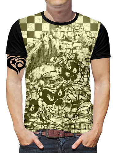 Camiseta De Quebrada Favela Chave Masculina Adulto Blusa Et4