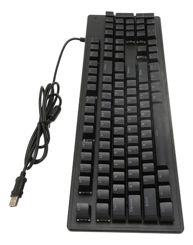 Teclado De Computador Para Jogos Usb 104 Teclas Mecânico Rgb