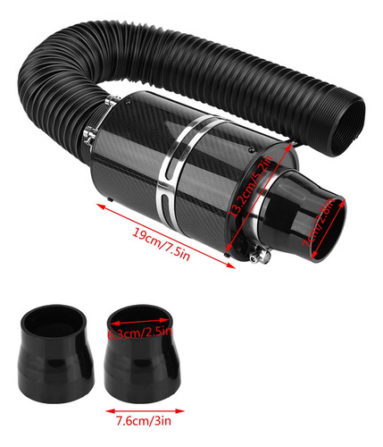 Sistema De Filtro De Aire Frío De Alto Flujo Universal De Fi