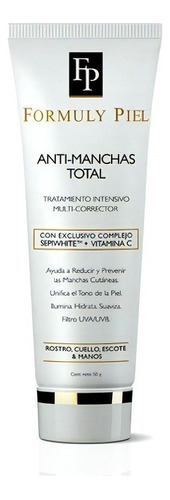 Formuly Piel Crema Anti Manchas Rostro Escote Y Manos 50gr 