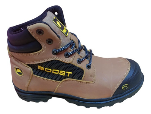 Bota Boost 100% Piel Genuina Crazy Miel Cd.403