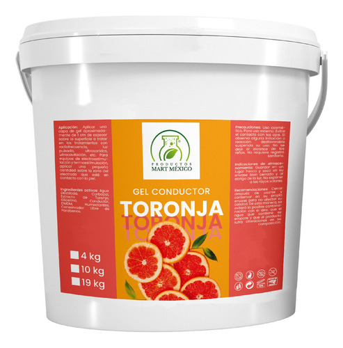 Gel Conductor De Toronja Aparatología 19 Kilos