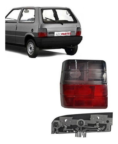 Faro Trasero Y Circuito Fiat Uno 1988 A 2003 Fume