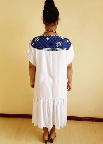Imagem 4 de 5 de Vestido Feminino Tecido Tônia