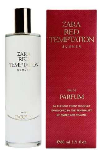Zara Red Temptation Summer Eau De Parfum Spray Para Mujer