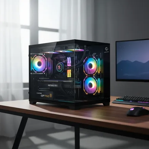 Cpu Amd Ryzen 5 5500 16gb Ddr4 Rx 7600 8gb Wifi Fans Rgb