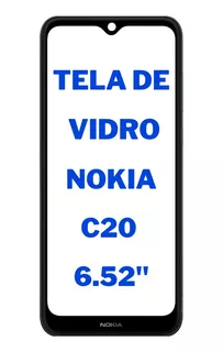 Tela De Vidro Sem Touch Sem Display Nokia C20 Ta-1339 Ta1348