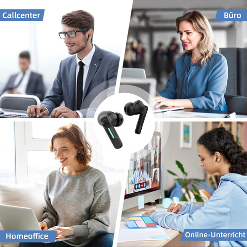 Middle Rabbit Sw4 - Auriculares Inalámbricos Usb Para Pc Y P