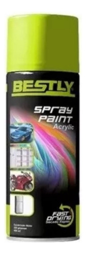 Pintura Acrílica Spray Bestly Amarillo Fluorescente 