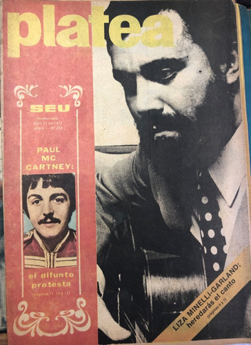 Revista Platea, Nº 248, 1970, Cine Radio Teatro , Rba