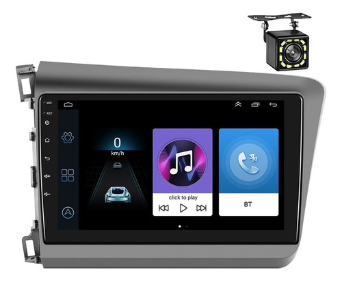 Estéreo Honda Civic 2012-15 Android Carplay Bluetooth 4+64g