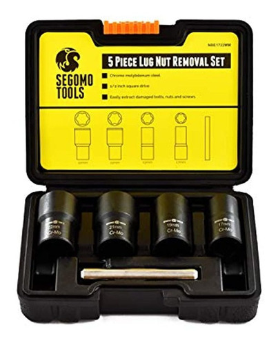 Segomo Tools Nbe1722mm - Juego De 5 Tornillos Y Tuercas