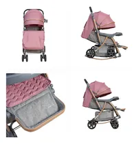 Comprar Coche Cuna Para Bebe Recien Nacido Infanti Genova 516 Color Rosa Chasis Rosado