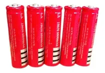 Comprar Pack 5 Baterias Recargables Modelo 18650 Para Linterna Led