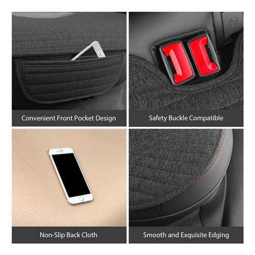Funda De Cojín Para Asiento De Automóvil, 1 Paquete De Funda