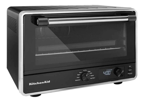 Horno de mesa eléctrico KitchenAid KCO124 21L black matte 120V