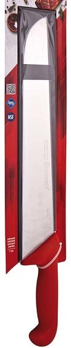 Faca Para Carne Lâmina Reta Larga 30cm 12 - Starrett Cor Vermelho