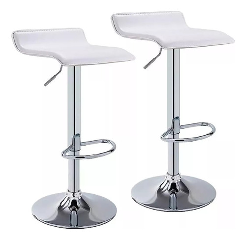 2 Sillas Alta Bancos Ajustable Cocina O Barra Taburete Alto