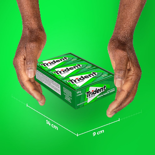 Trident Menta Com 21 Unidades 8g