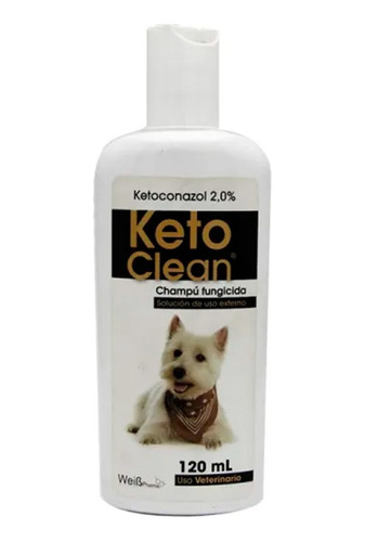 Shampoo Ketoclean Ketoconazol 2.0% Fungicida X 120ml