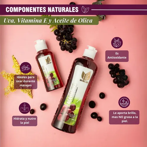 Aceite Corporal De Uva - mL a $40000