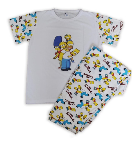 Pijama Para Hombre En Franela  ¡ Simpson !