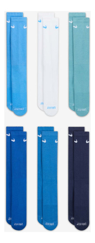 Calcetines U Nk Everyday Plus Cush 6pr - 132 Multi-color Hom