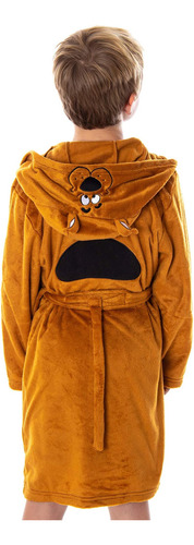 Intimo Scooby Doo Disfraz Para Niños Bata De Felpa Suave Con