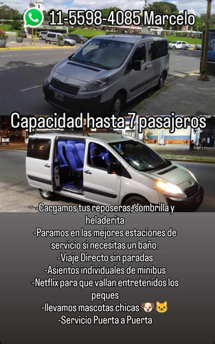 Traslados Combi Transfer Remis Aeropuertos Hasta 7 Pasajeros