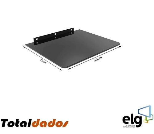 Imagem 2 de 4 de Suporte De Parede Para Dvd Decodificador Sky Net De Parede