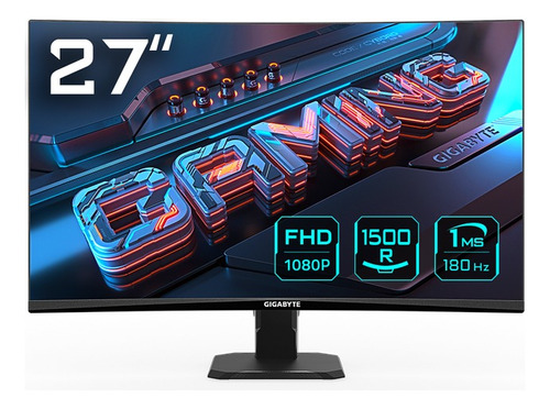 Monitor Curvo Gigabyte Gaming Led 27 Fhd 180hz 1ms Tfve